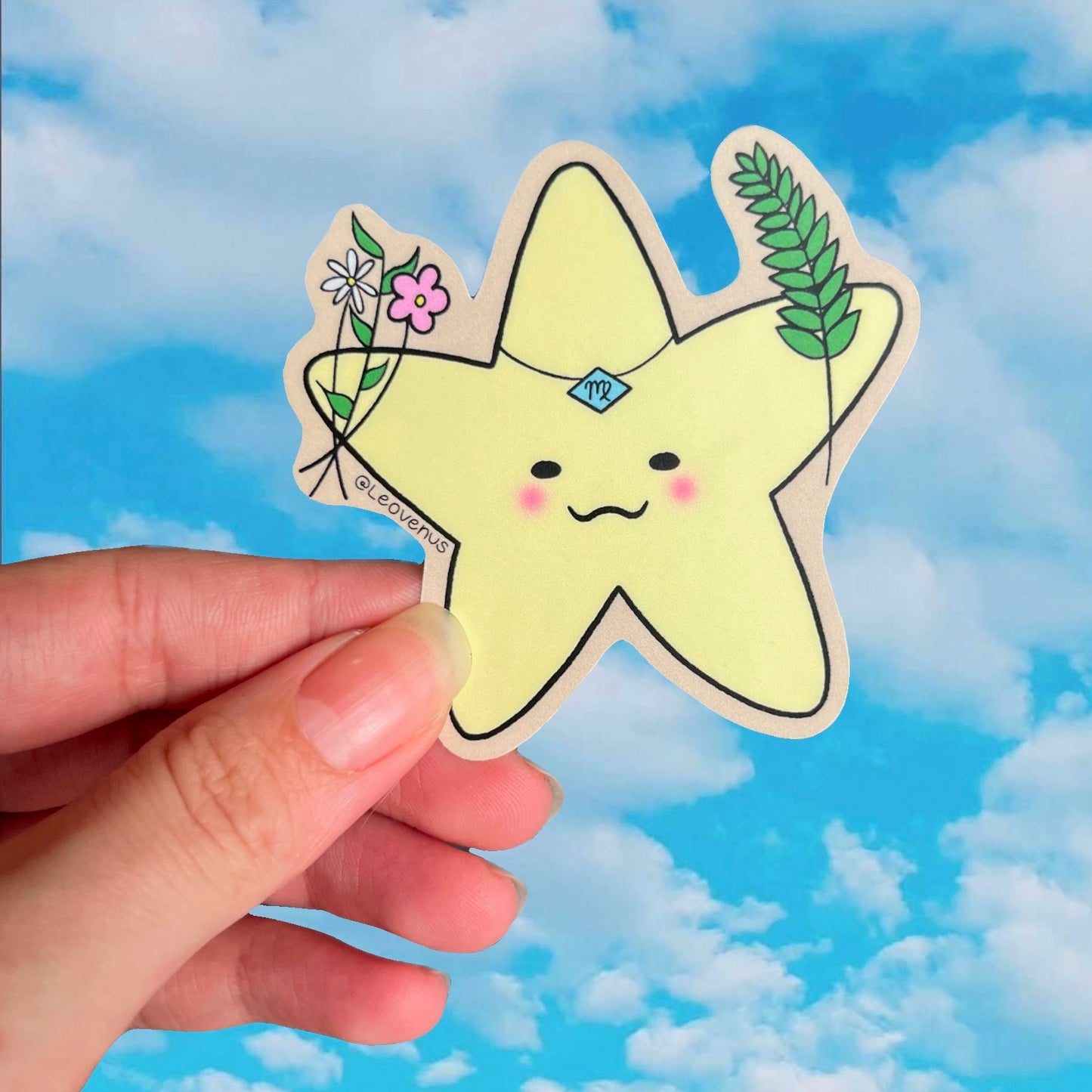 Zodiac Star Sticker