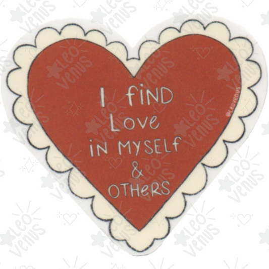 I Find Love Sticker