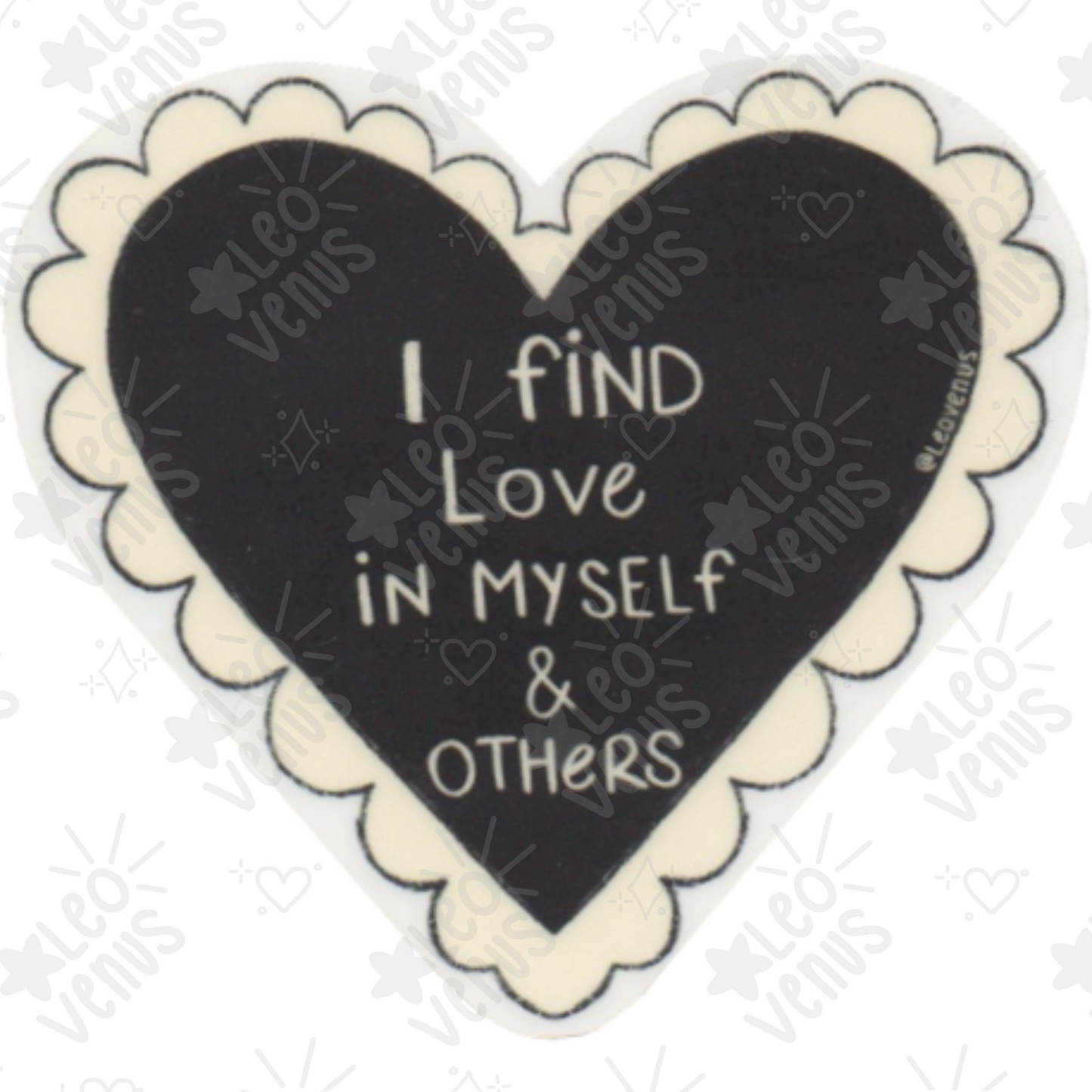 I Find Love Sticker