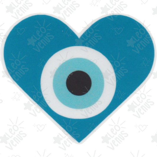 Evil Eye Heart Sticker