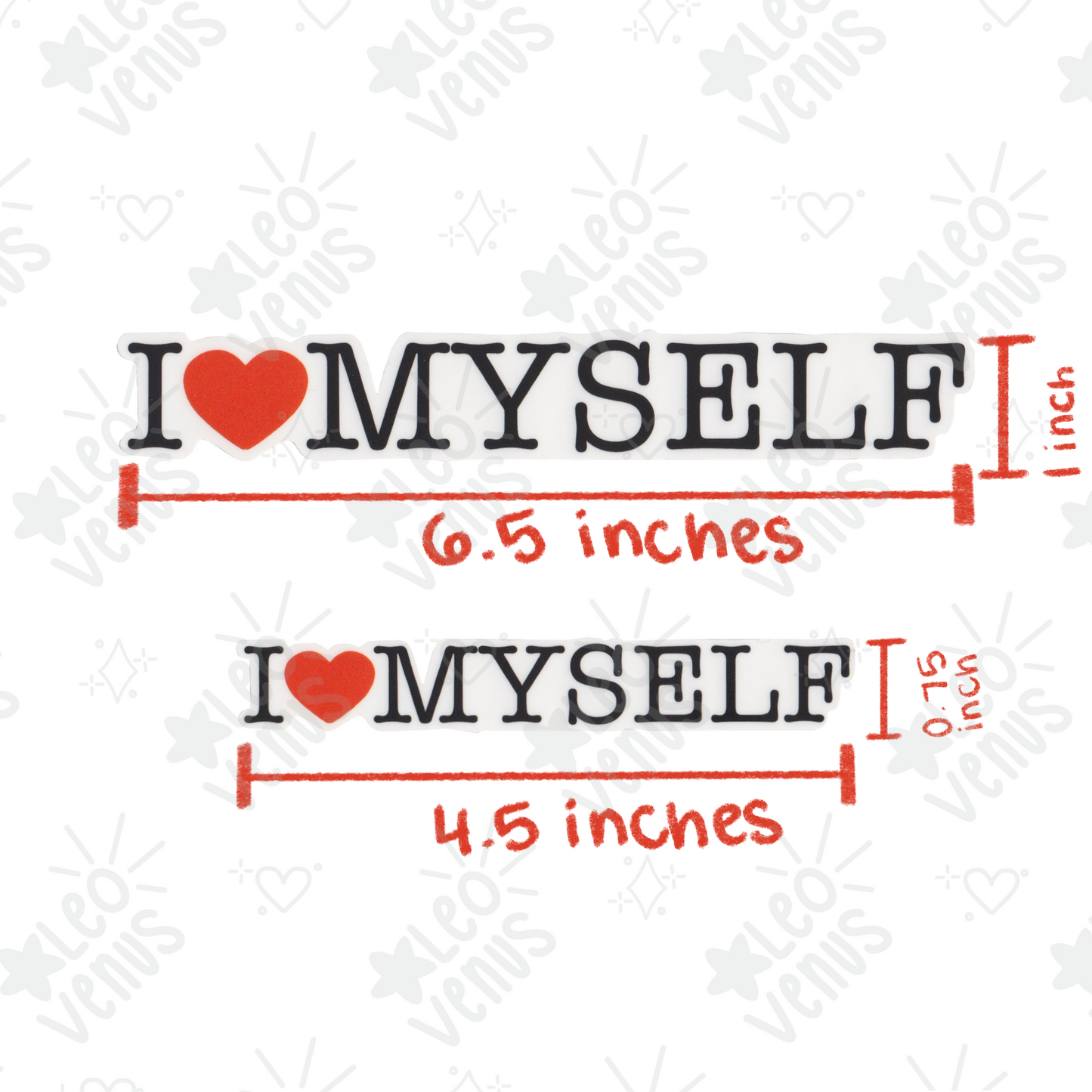 I Heart Myself Sticker