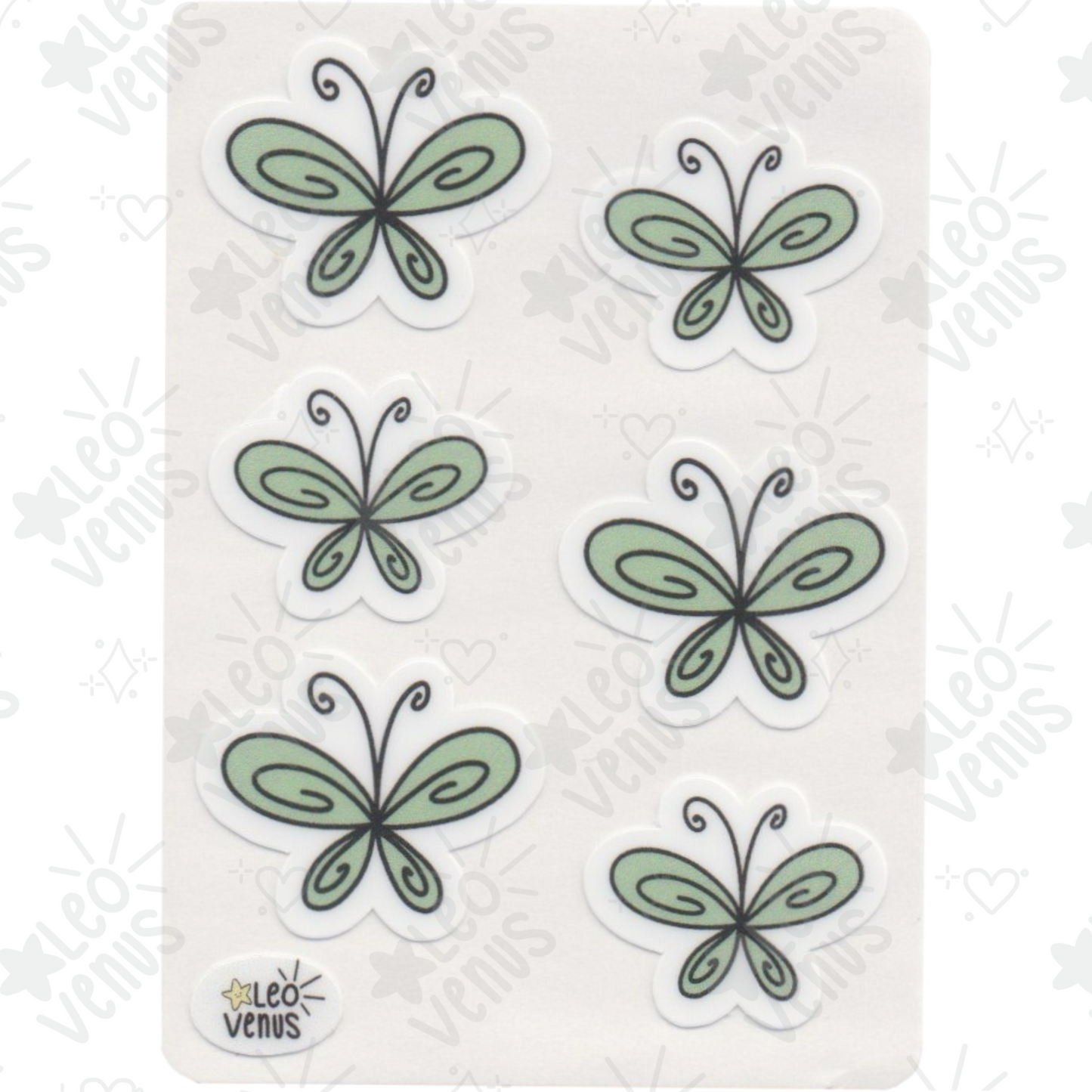 Butterfly Large + Mini Sticker Sheets
