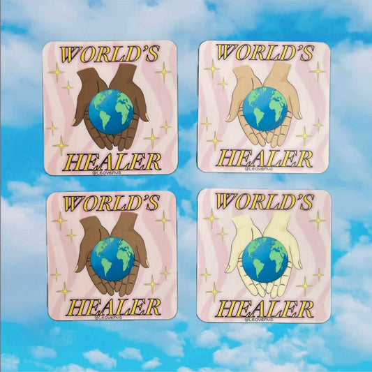 World’s Healer Sticker