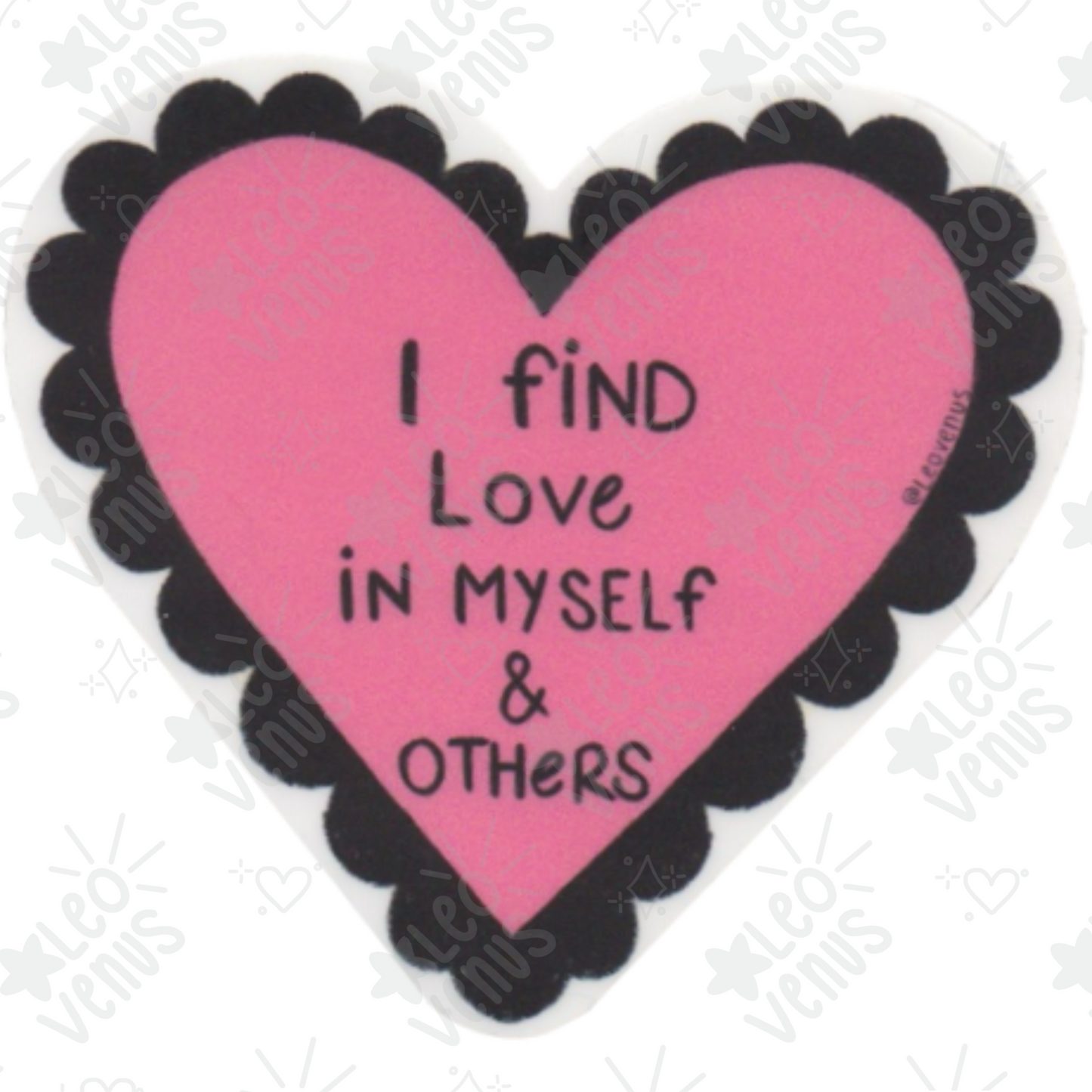 I Find Love Sticker