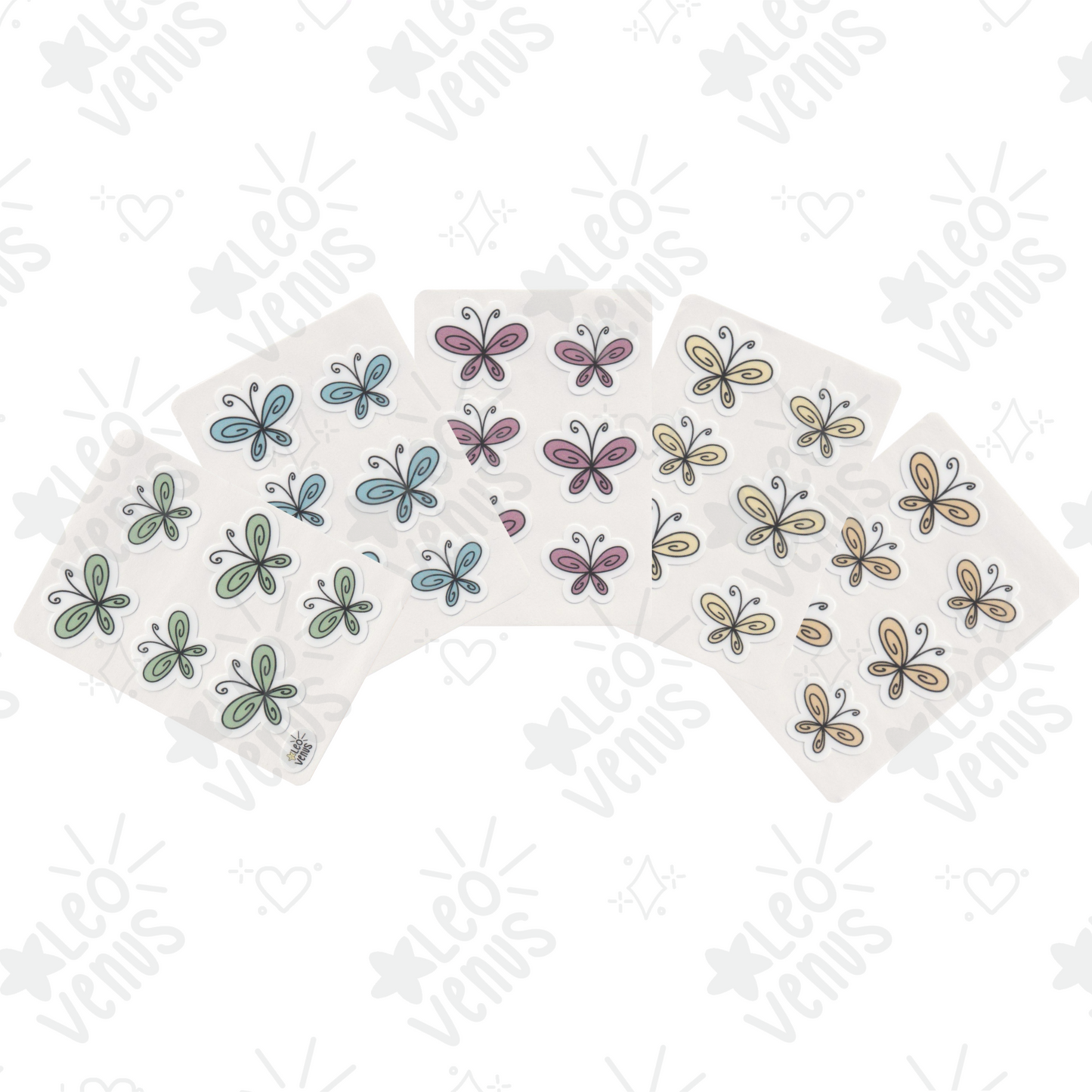 Butterfly Large + Mini Sticker Sheets