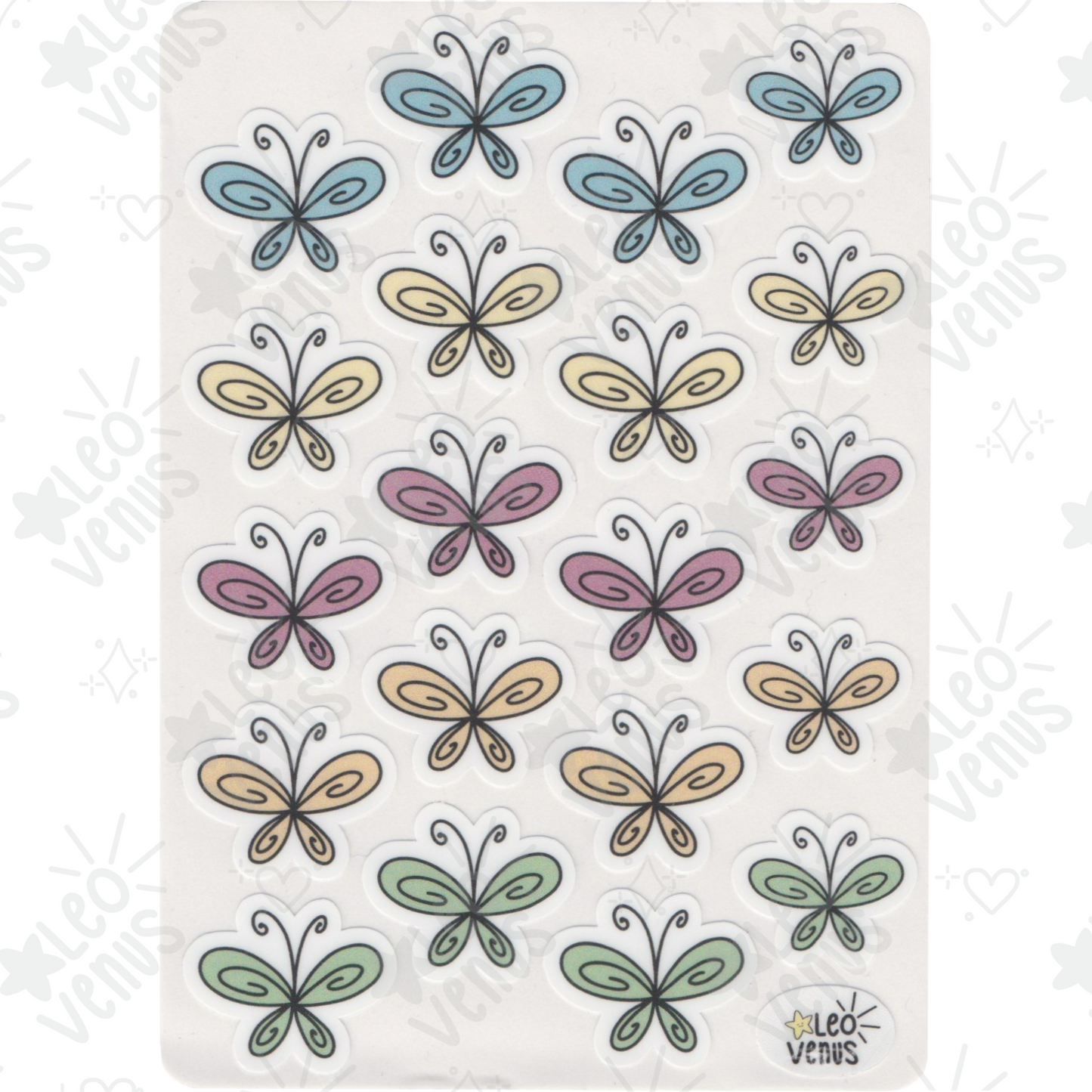 Butterfly Large + Mini Sticker Sheets