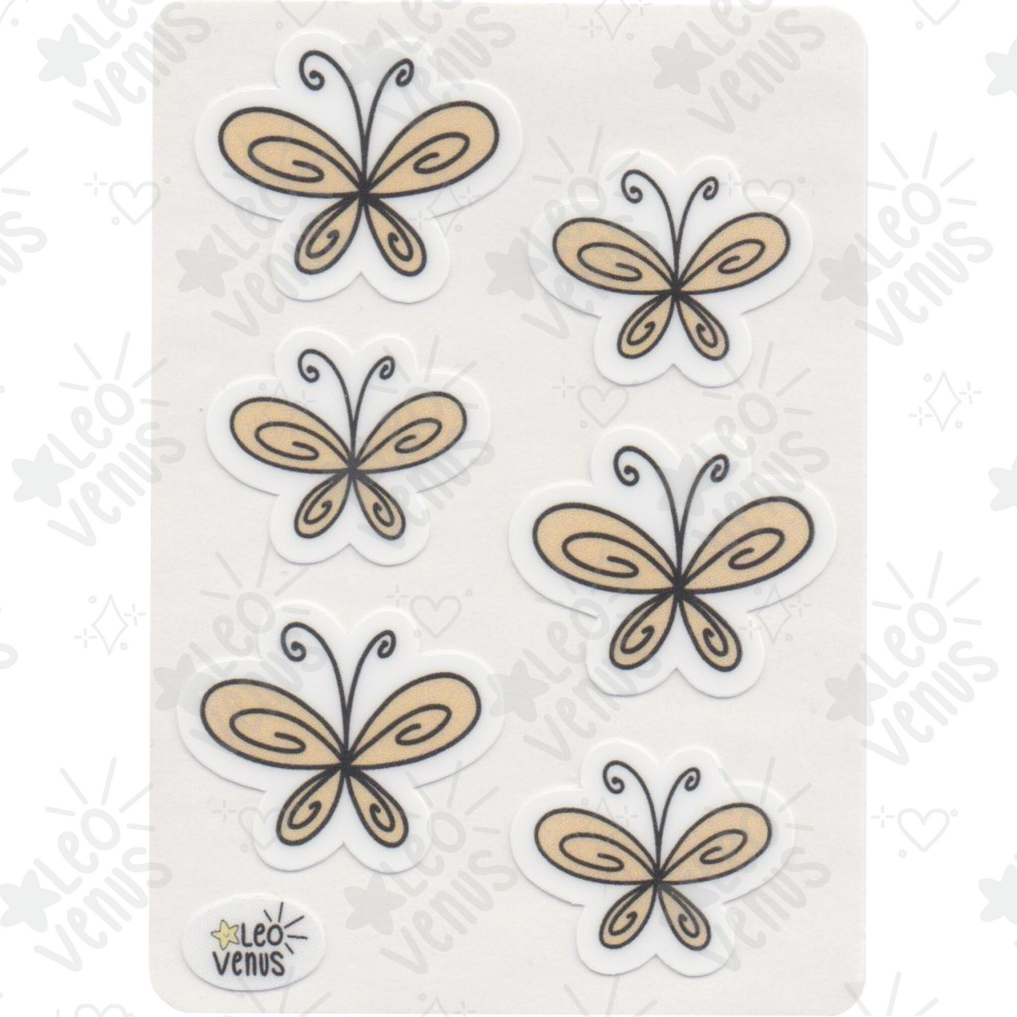 Butterfly Large + Mini Sticker Sheets