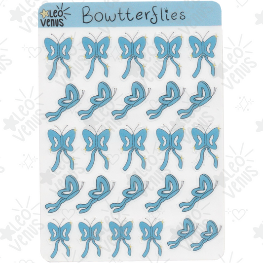 Bowtterfly Sticker Sheet