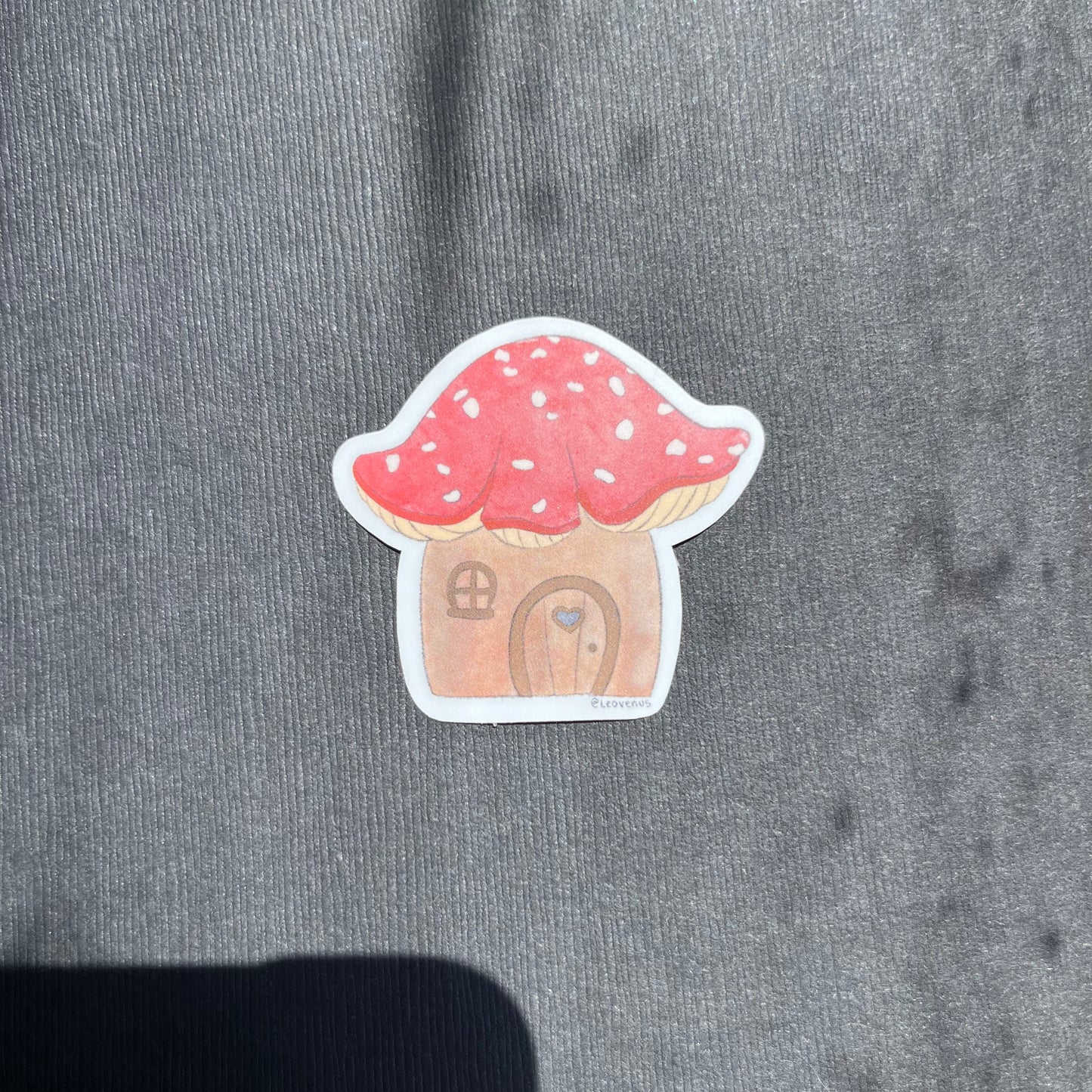 Mushroom Home Sticker