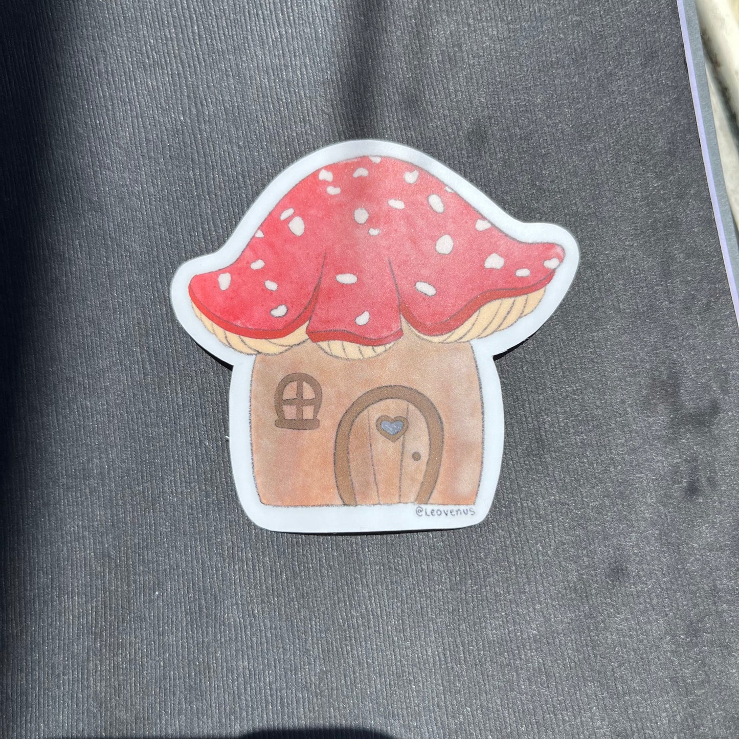 Mushroom Home Sticker