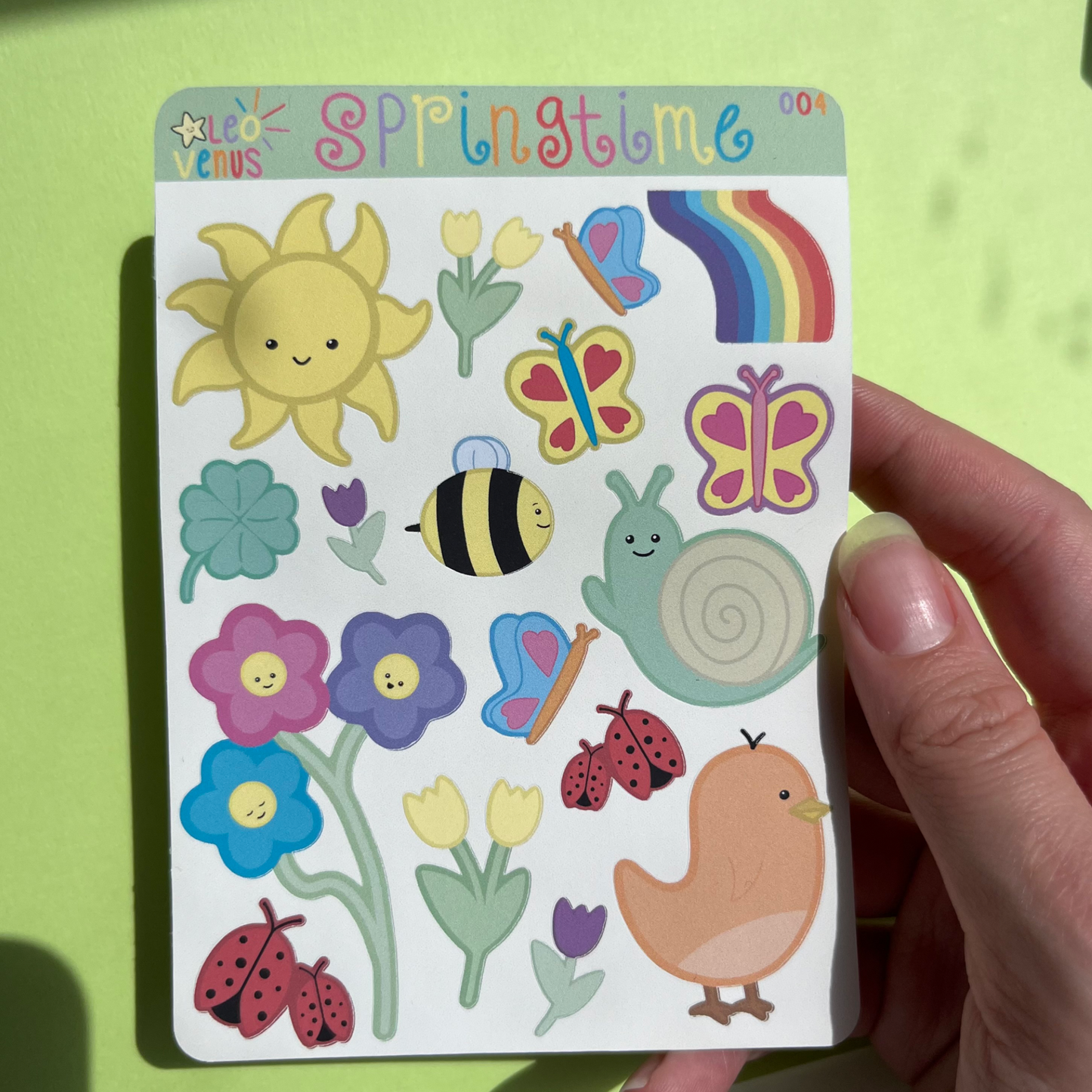 Springtime Sticker Sheet