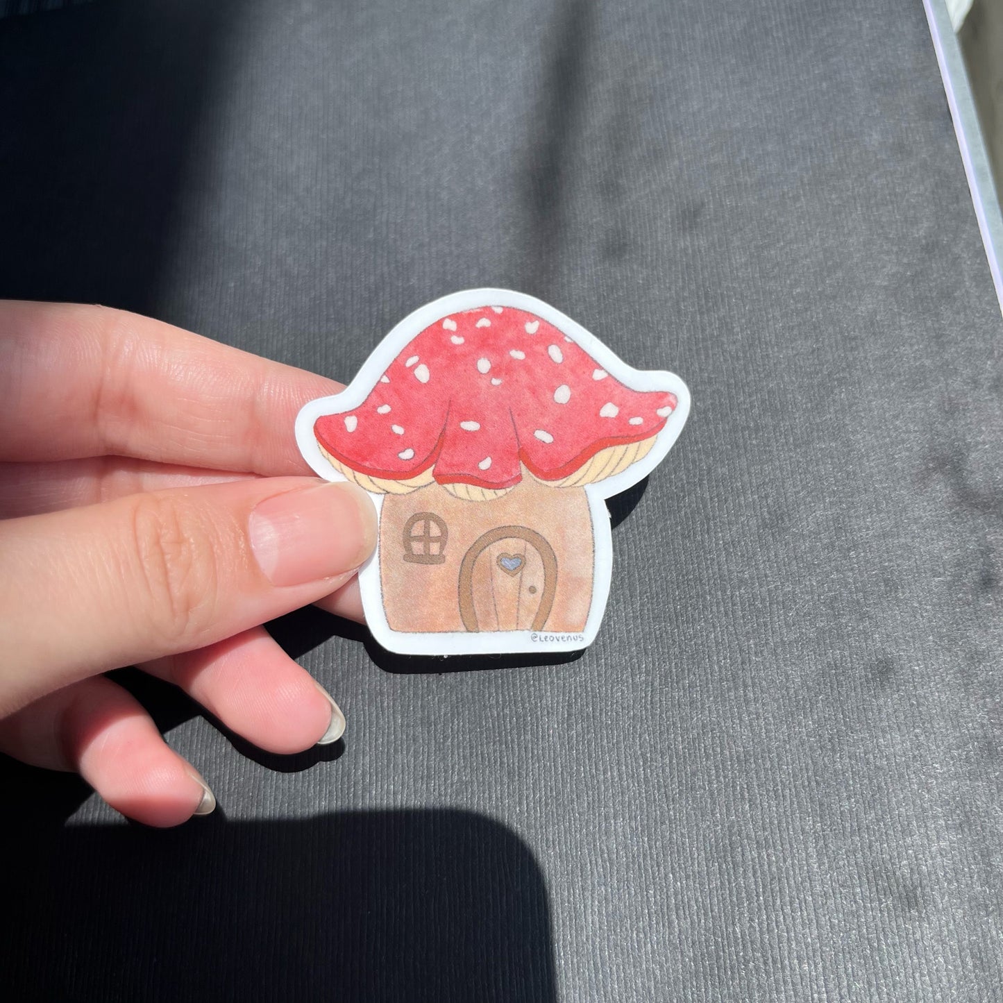 Mushroom Home Sticker