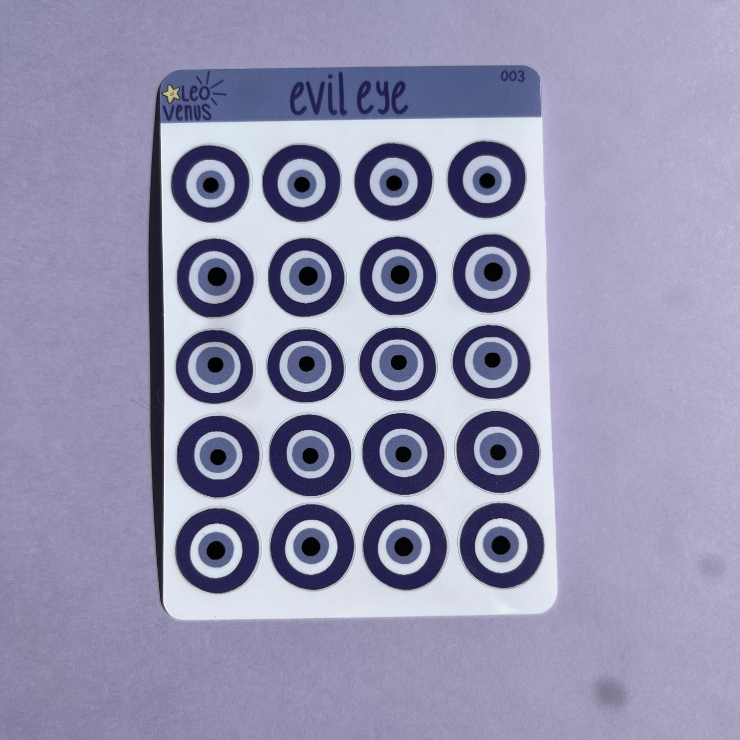 Evil Eye Sticker Sheet