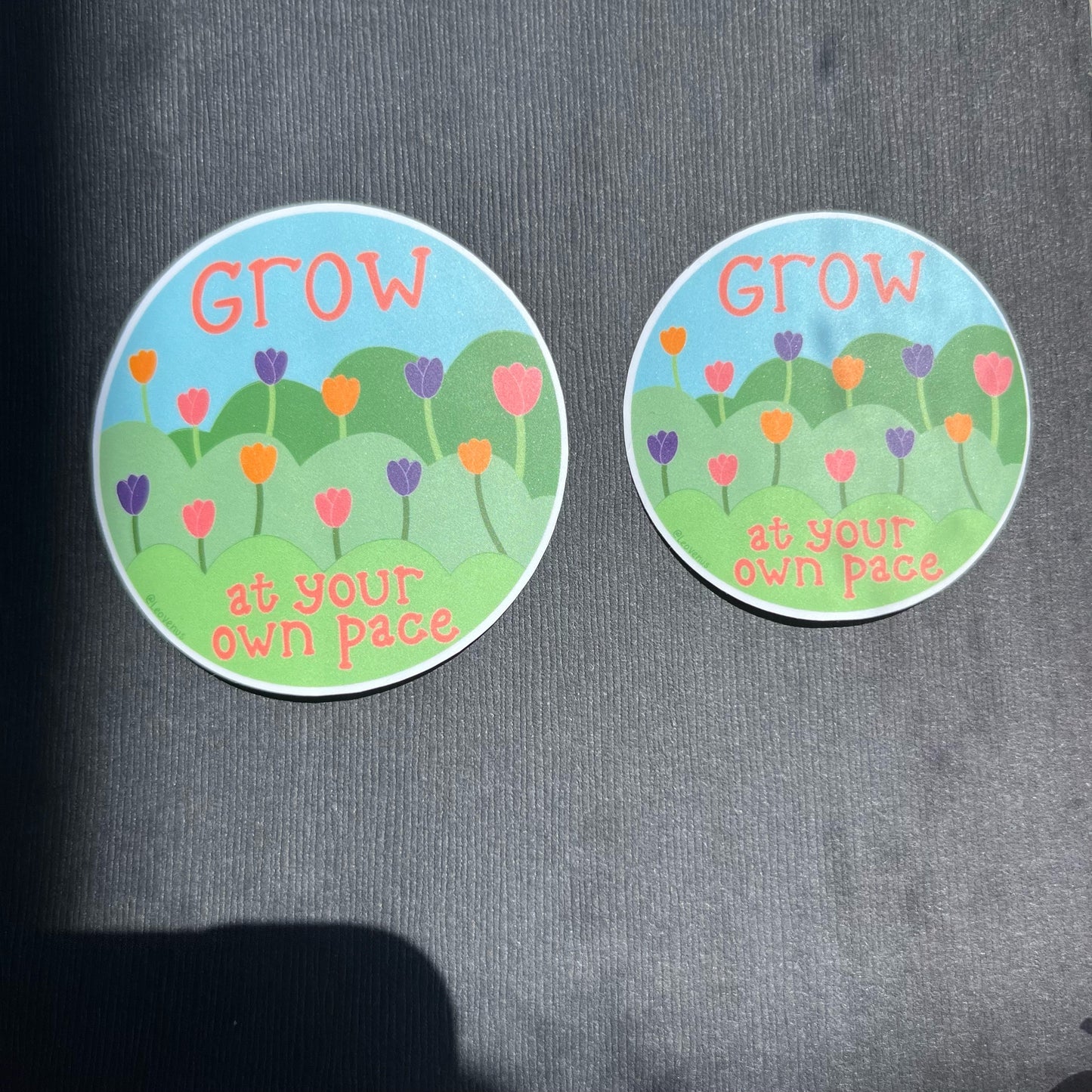 Grow At Your Own Pace Sticker