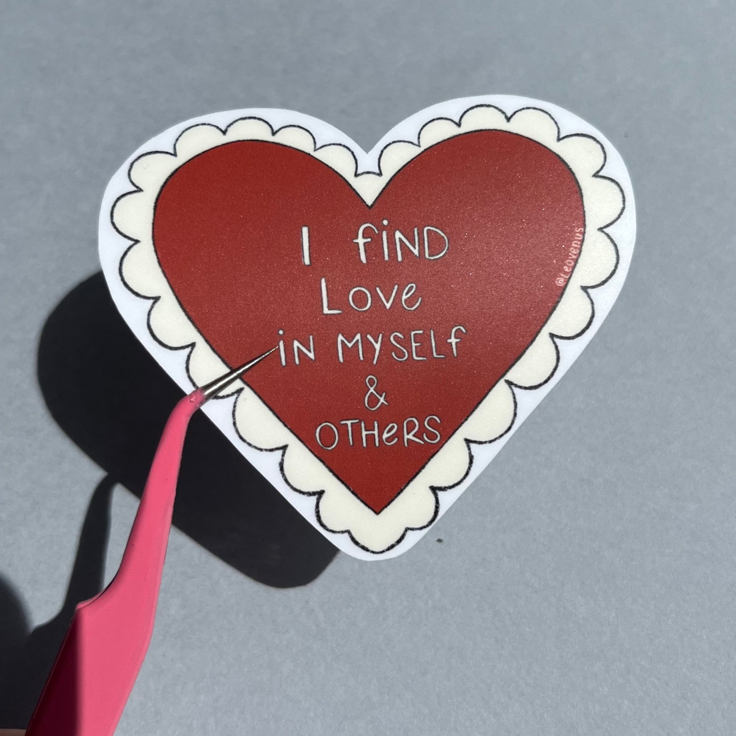 I Find Love Sticker