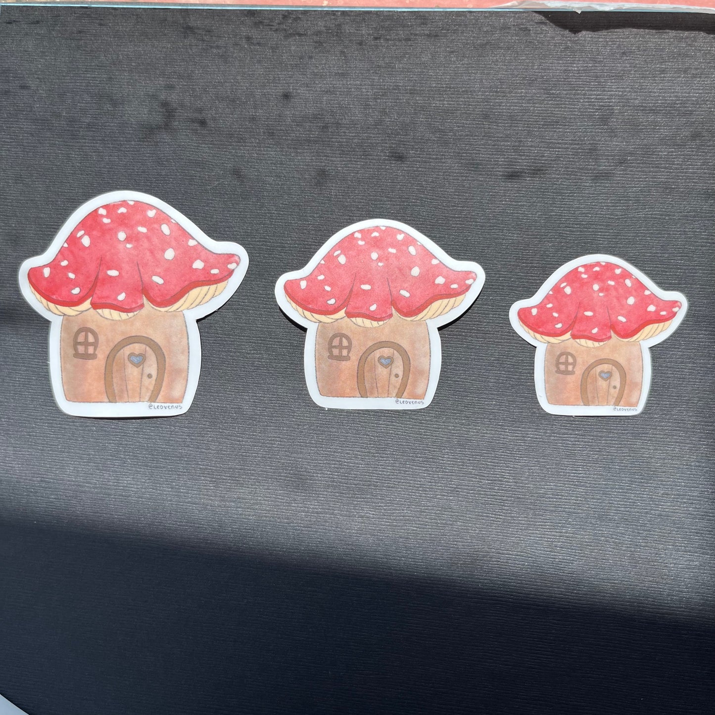 Mushroom Home Sticker