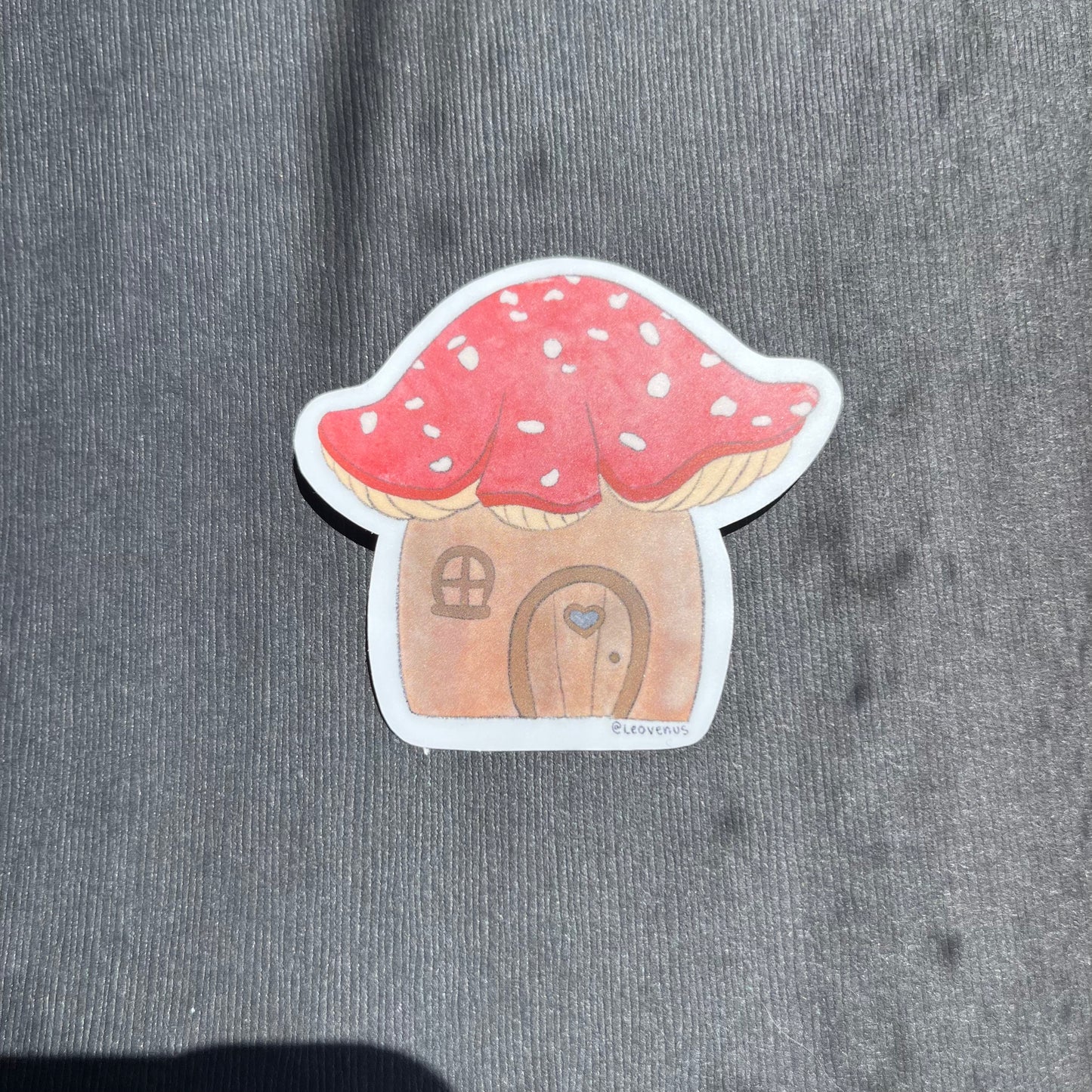 Mushroom Home Sticker