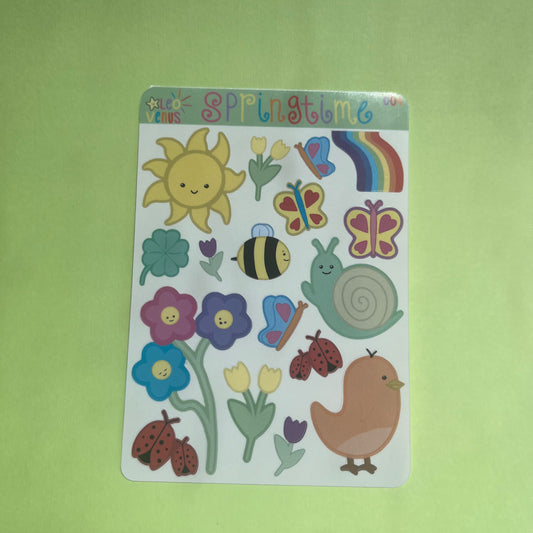 Springtime Sticker Sheet