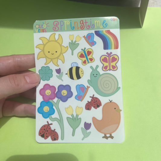 Springtime Sticker Sheet