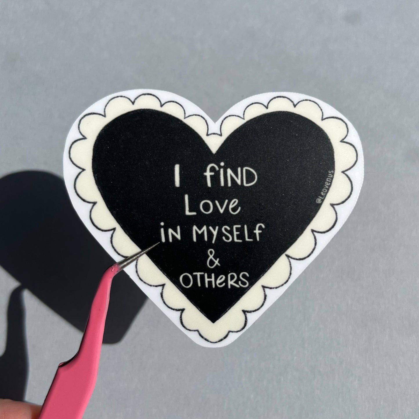 I Find Love Sticker