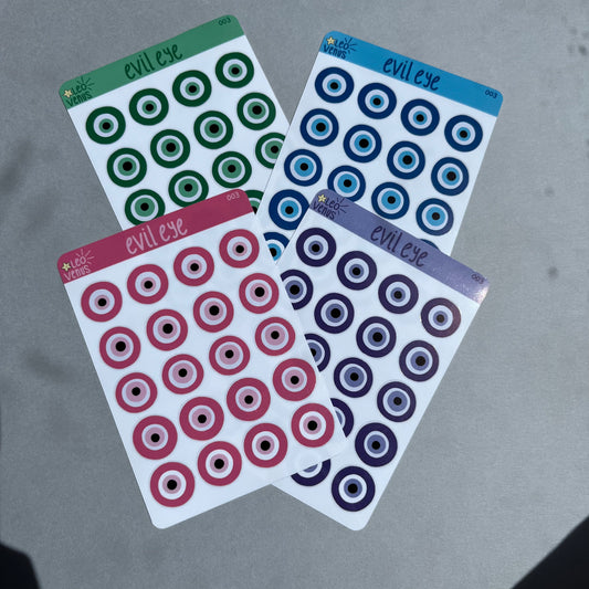 Evil Eye Sticker Sheet