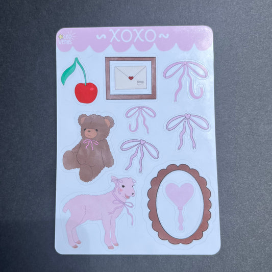 XOXO Sticker Sheet