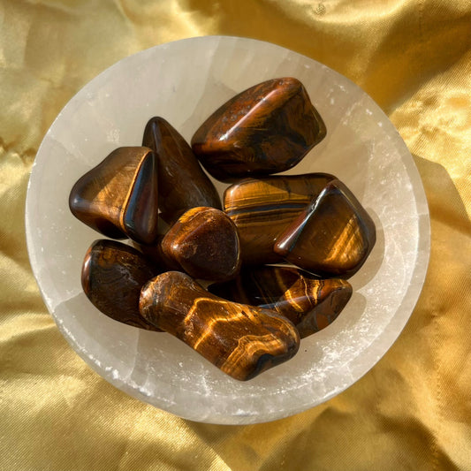 Tiger's Eye Tumbled Stone