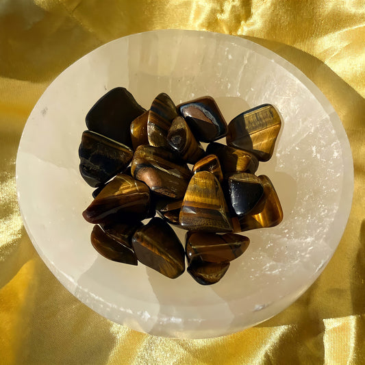 Tiger's Eye Tumbled Stone