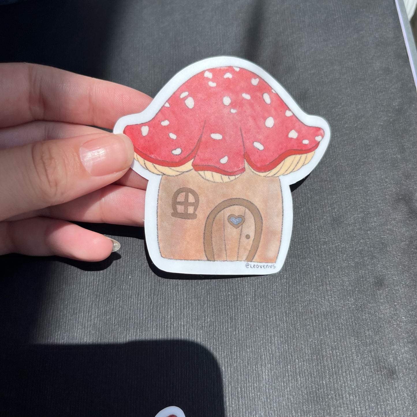 Mushroom Home Sticker