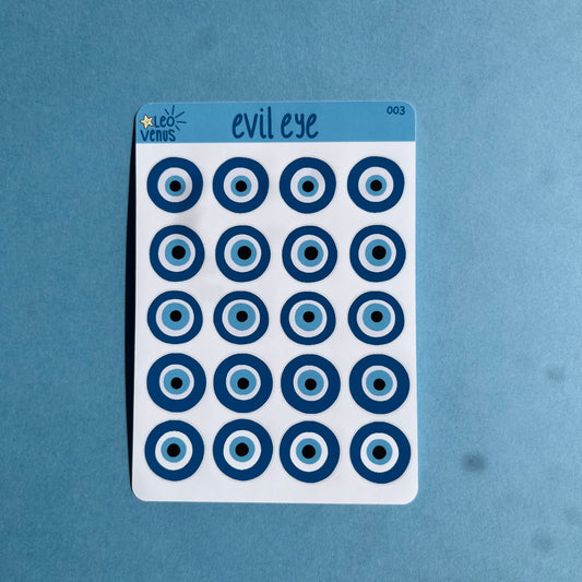 (MATTE) Evil Eye Sticker Sheet