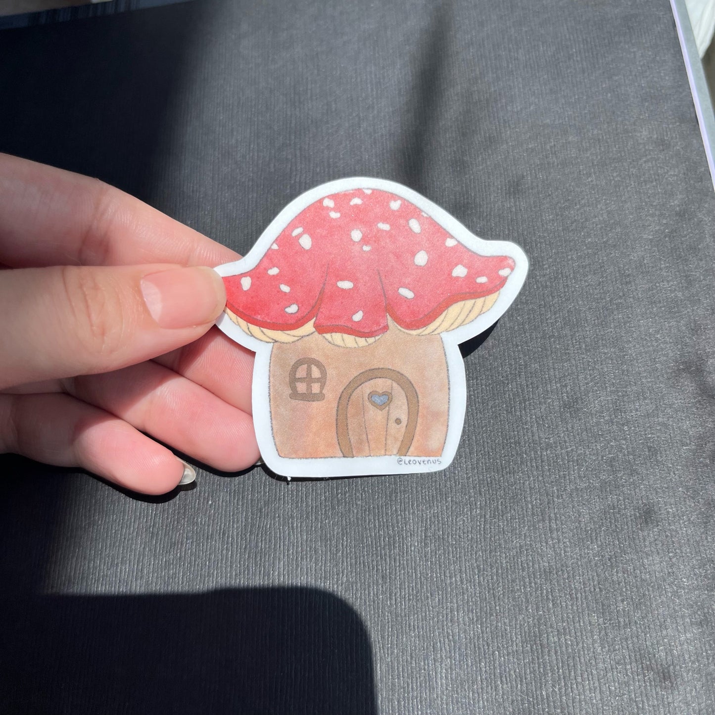 Mushroom Home Sticker