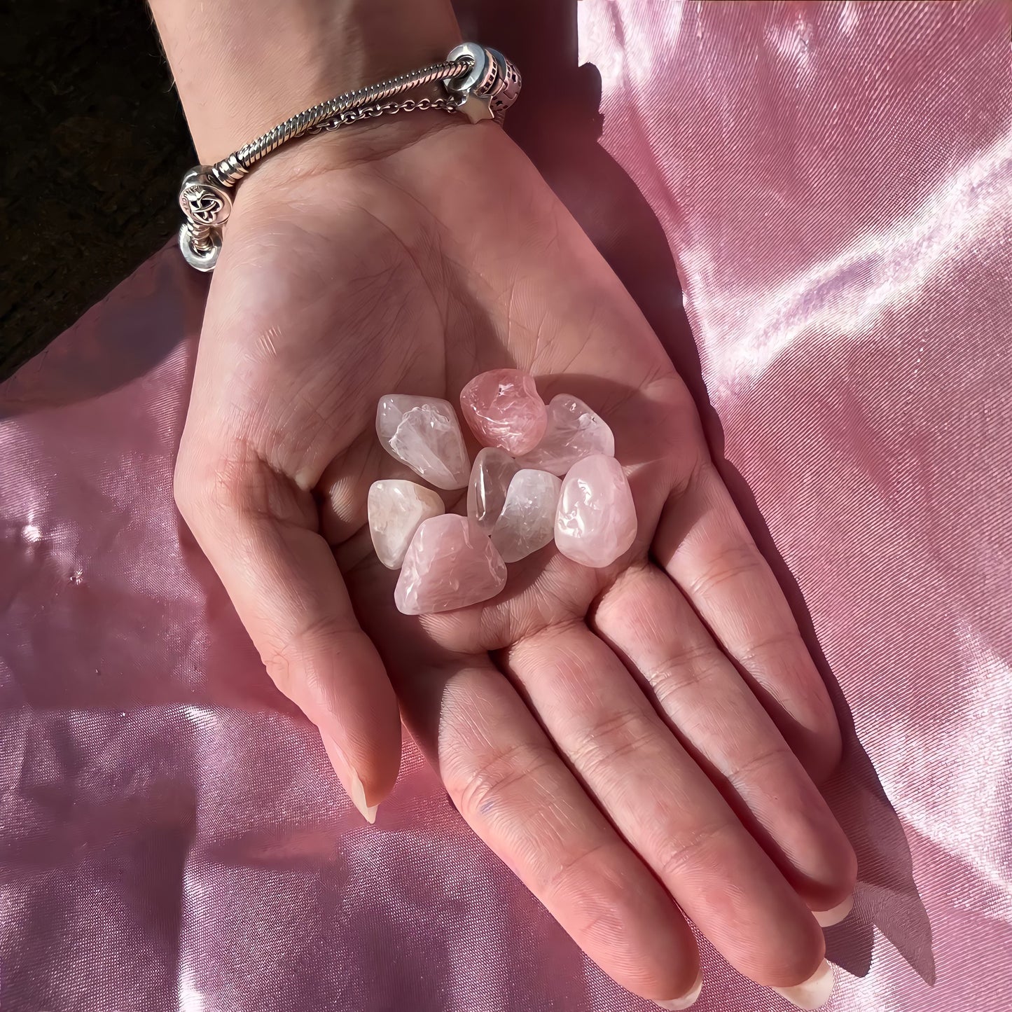 Rose Quartz Tumbled Stone