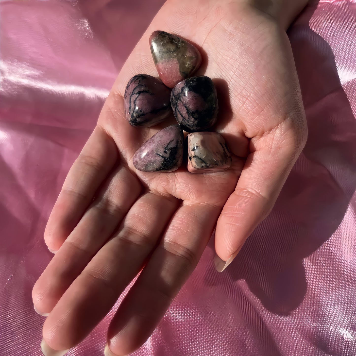 Rhodonite Tumbled Stone