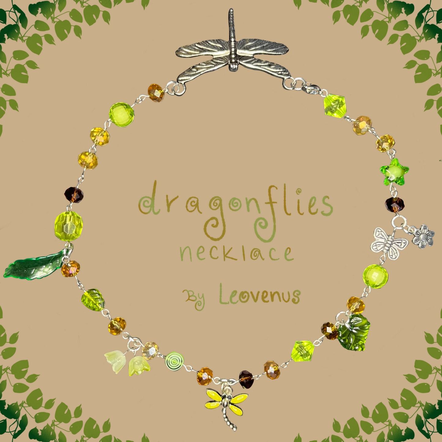 Dragonflies Necklace