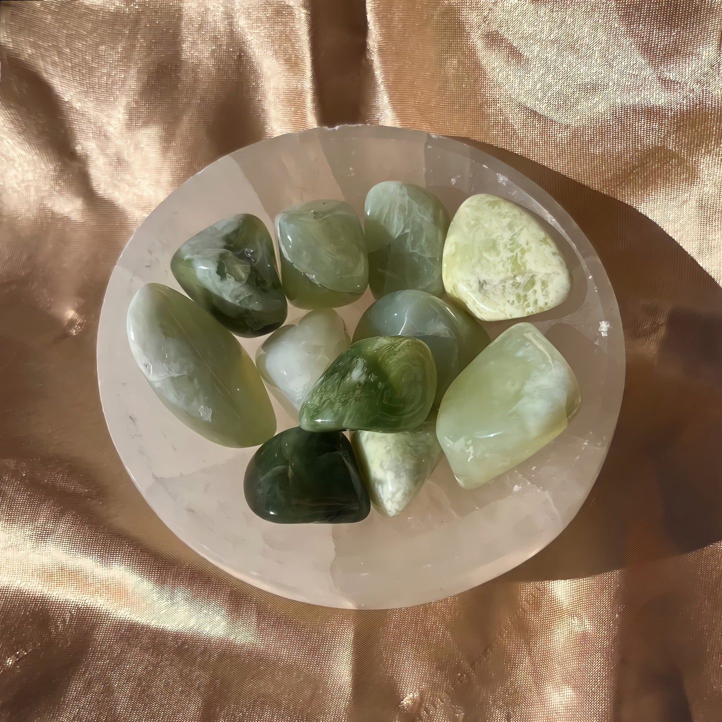 New Jade Tumbled Stone