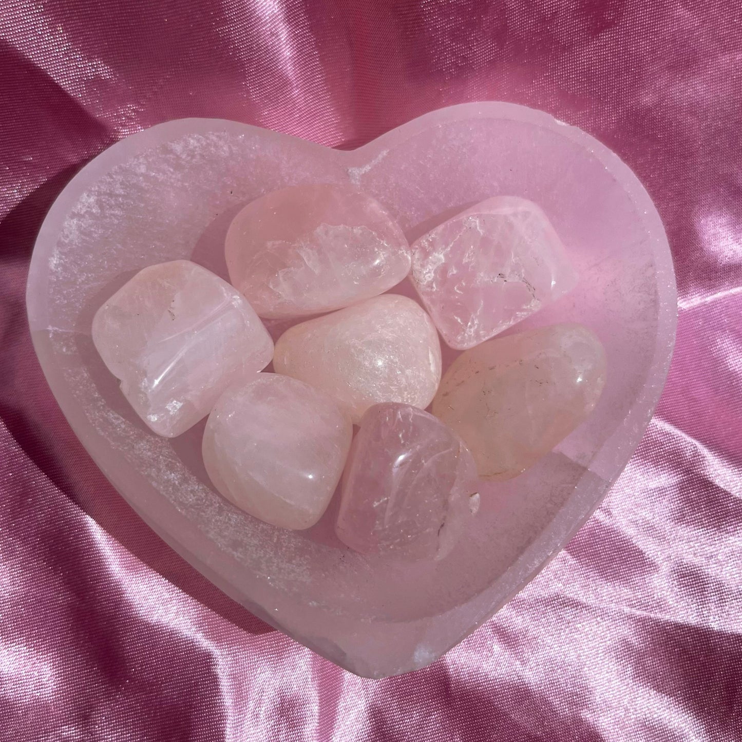 Rose Quartz Tumbled Stone