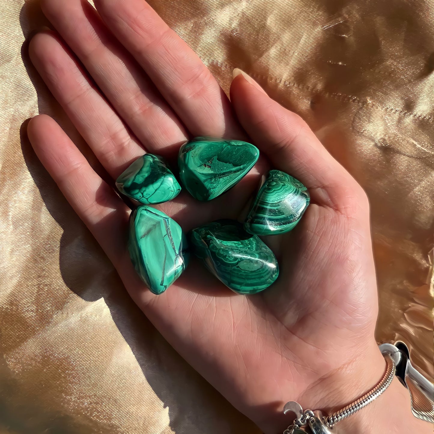 Malachite Tumbled Stone